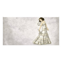 Lace Bride Picture Card