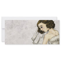 Lace Bride Rack Card Design