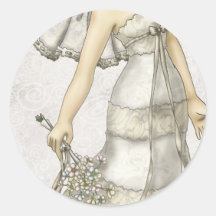 Lace Bride Sticker