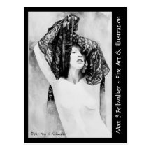 "Lace" by Max S Fellwalker Postcard