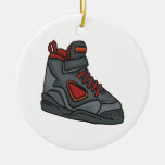 Lace Em Up Christmas Tree Ornaments