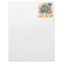 Lace Em Up Personalized Letterhead