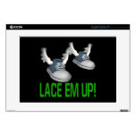 Lace Em Up.png Decals For 15" Laptops