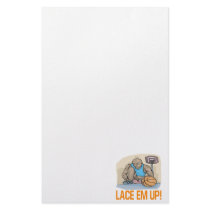Lace Em Up Customized Stationery