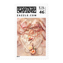 LACE HEART & PEARLS by SHARON SHARPE postage by sharonsharpe LACE HEART & PEARLS by SHARON SHARPE postage