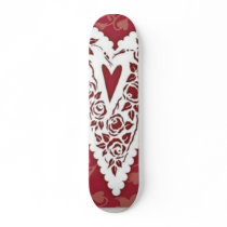 Lace Heart Skateboard
