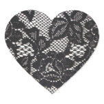 Lace Heart Sticker