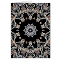 Lace Kaleidocope Flower cards