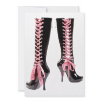 Lace Me Up Custom Invitations
