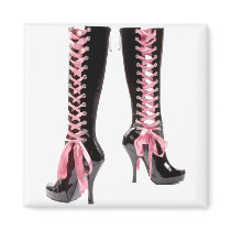 Lace Me Up Fridge Magnets
