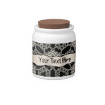 Lace Patterns candy jars