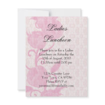 Lace Roses Ladies Luncheon Party Invitation by mariannegilliand Lace Roses Ladies Luncheon Party Invitation