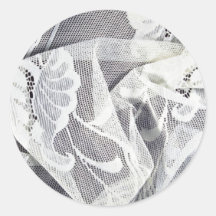 Lace Round Stickers
