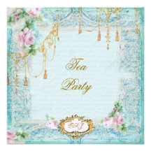 Lace Scrolls & Tassels Invite