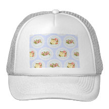 Lace Victorian Floral pattern Hats