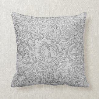 Lace Wallpaper Monochrome Pillows