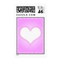 Laced heart postage