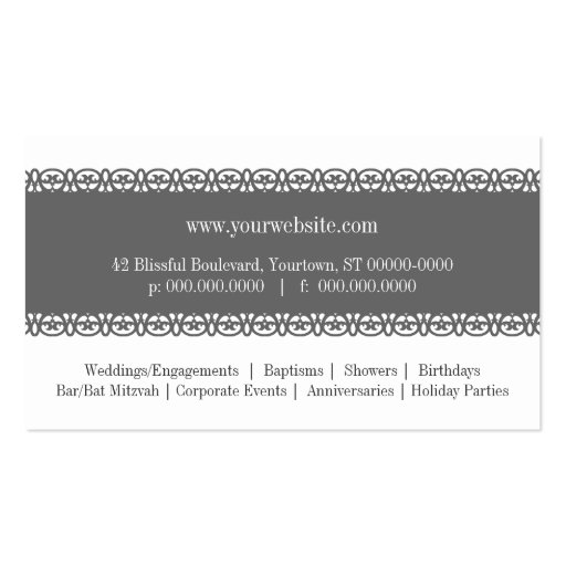 Lacework Band Business Card (back side)