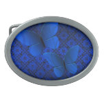 Lacey Butterflies Women's Blue Belt Buckle