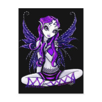 Lacey Cute Fairy Postcard by mykajelina Lacey Cute Fairy Postcard