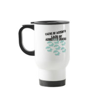 Lack of Adhesive Ducks Humor Mug