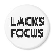Lacks Focus magnets by LabelMeHappy Lacks Focus magnets
