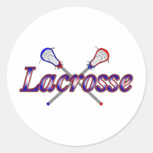 Lacrosse2 Round Stickers