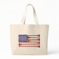 Lacrosse AmericasGame Tote Bags