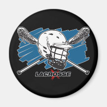 Lacrosse Attitude Refrigerator Magnet