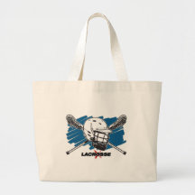 Lacrosse Attitude Tote Bags