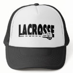 Lacrosse Black and White hats