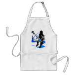 Lacrosse Boys LAX Attack Blue Aprons