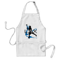 Lacrosse Boys LAX Blue aprons