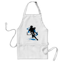 Lacrosse Boys LAX Blue aprons