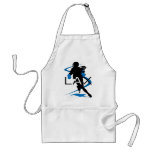 Lacrosse Boys LAX Blue Aprons