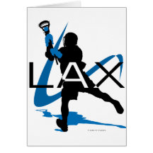 Lacrosse Boys LAX Blue Cards