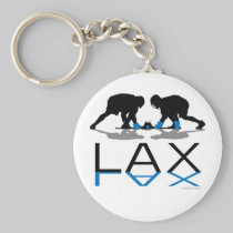 Lacrosse Boys LAX Blue keychains