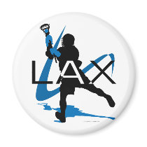 Lacrosse Boys LAX Blue magnets
