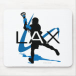 Lacrosse Boys LAX Blue Mouse Mat