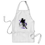 Lacrosse Boys LAX Purple Aprons