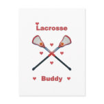 Lacrosse Buddy Post Cards