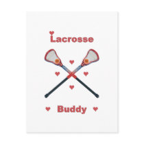 Lacrosse Buddy Post Cards