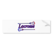 Lacrosse Bumper Sticker