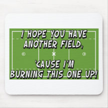 Lacrosse Burning Field Mouse Pads