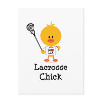 Lacrosse Chick Postcard