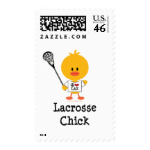 Lacrosse Chick Stamps