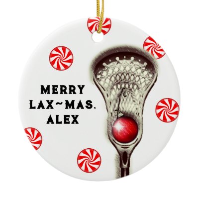 LACROSSE CHRISTMAS GIFT CHRISTMAS ORNAMENTS