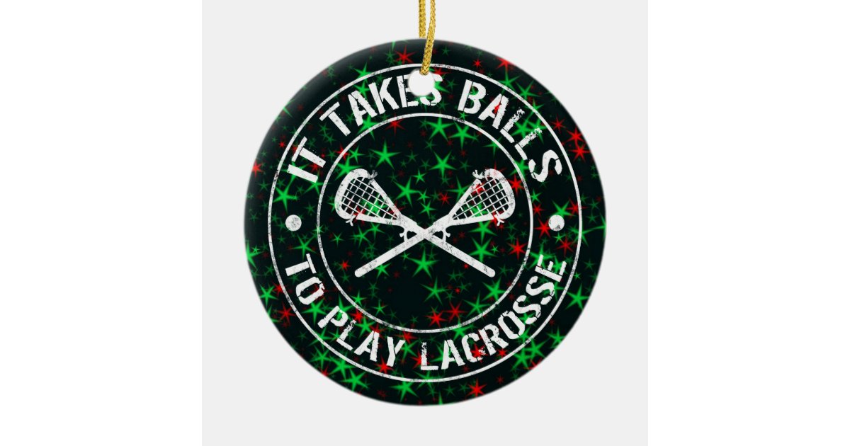 Lacrosse Christmas Tree Ornament Decoration Zazzle