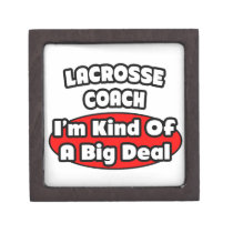 Lacrosse Coach .. Big Deal Premium Trinket Box