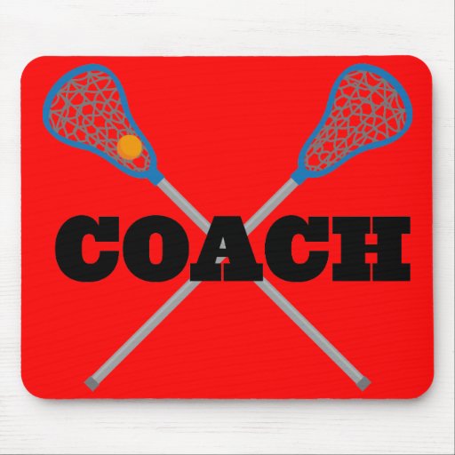 Lacrosse Coach Gift Idea Mouse Pad Zazzle
